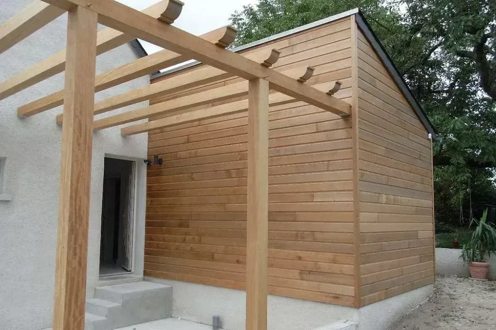 Construction en bois à La Croix-en-Touraine